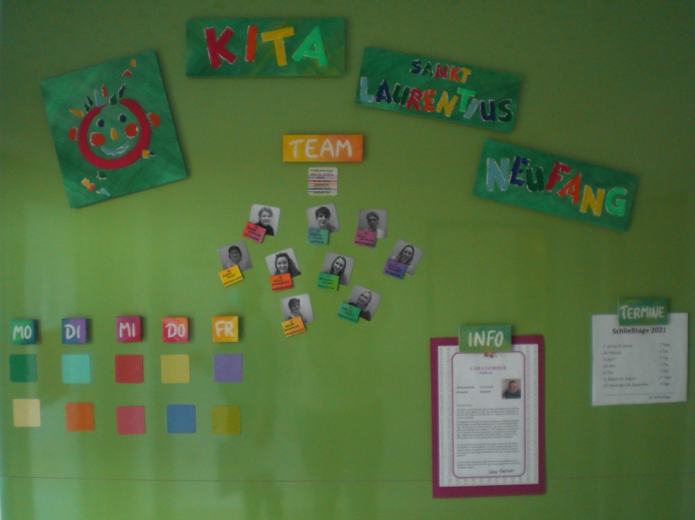 Eingang neu gestaltet - Kita St. Laurentius Neufang